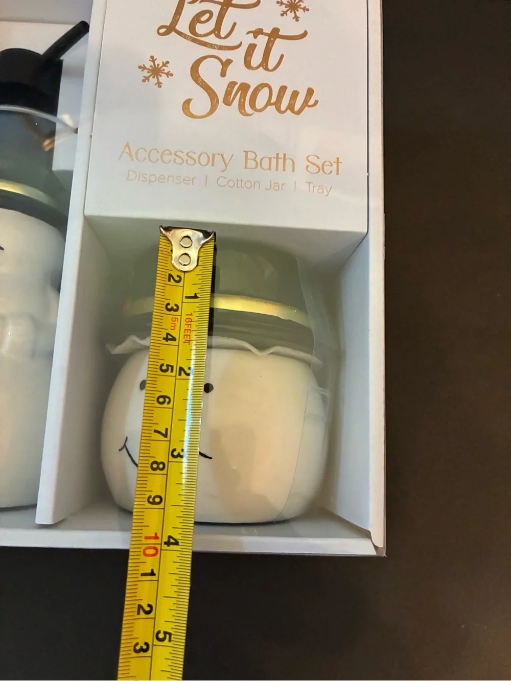 Snowman Bath accessories set